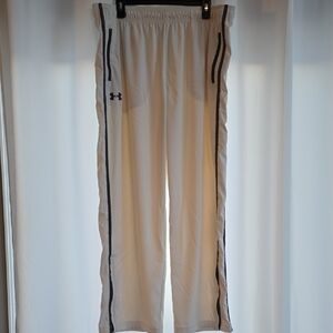 Under Armour White Pants with Gray Accents